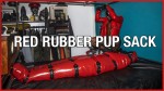 Red Rubber Pup Sack