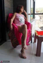 Morning cig with hot older